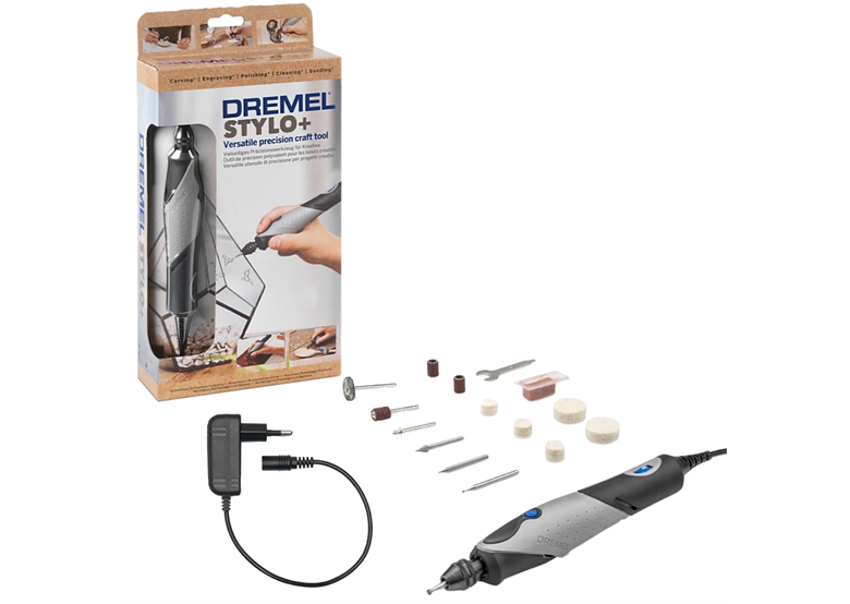 Multiszlifierka z akcesoriami (15szt.) Dremel Stylo+