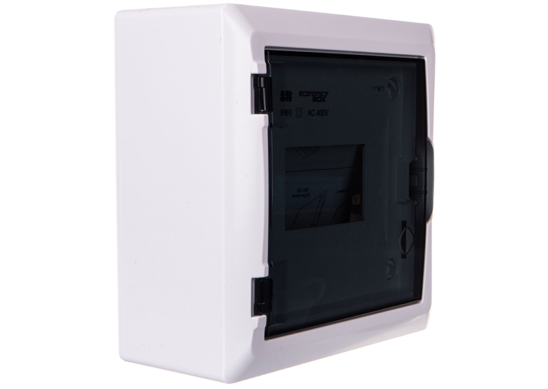 Rozdzielnica modułowa 1x6 n/t ECONOMIC BOX RN 1/6 drzwi dymne (N+PE) IP40 Elektro-Plast 2501-01