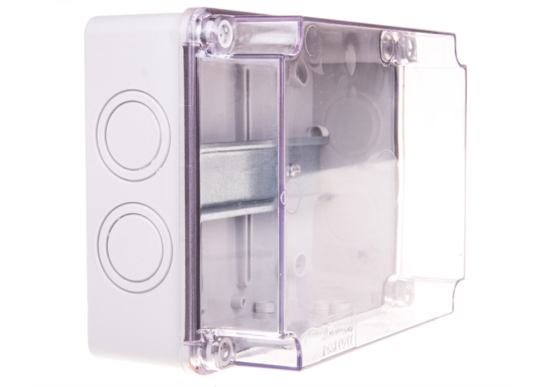 Obudowa 148x198x96mm IP65 z szyną OH-3B.1 Hermet Box Elektro-Plast 29.35