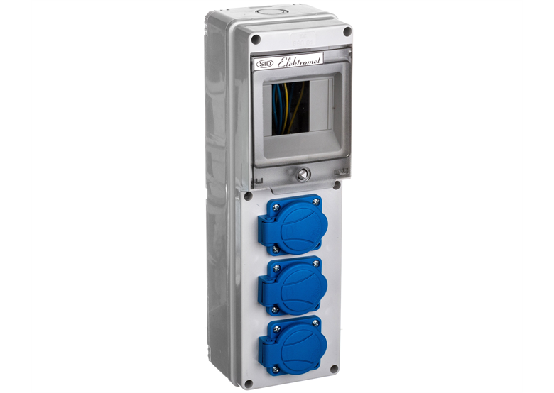 Rozdzielnica budowlana 4 moduły, 3x16A 2P+Z RSE-01 IP54 Elektromet 942060