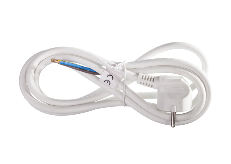 Przewód przyłączeniowy H05VV-F 3x1,5 2m biały Emos S14322