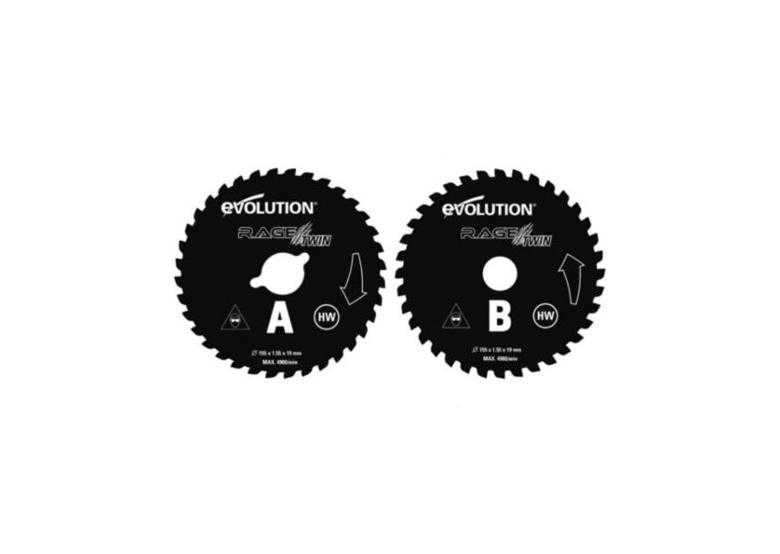 Tarcza wielozadaniowa do Rage TWIN 155mm (2 sztuki A i B) Evolution EVO-155AB