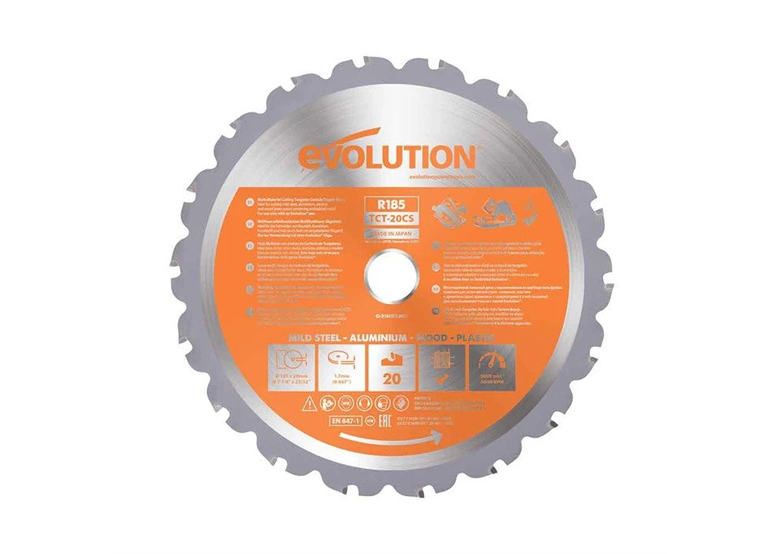 Piła widiowa TCT wielozadaniowa  RAGE 185mm / 20z Evolution EVO-185-MULTI