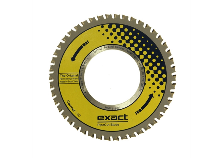 Tarcza Cermet do stali nierdzewnej 140 mm Exact Tools EXACT-CERMETX140