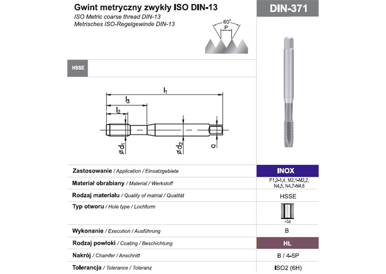 Gwintownik maszynowy wysokowydajny Fanar 228553