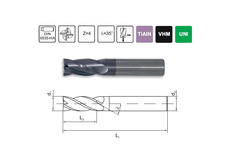 Frez trzpieniowy węglikowy Fanar 246186