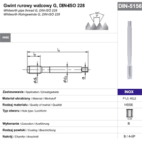 Gwintownik maszynowy wysokowydajny Fanar 38215