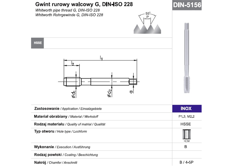 Gwintownik maszynowy wysokowydajny Fanar 38215