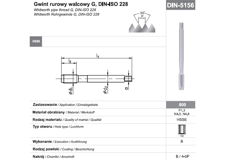 Gwintownik maszynowy wysokowydajny Fanar 8584