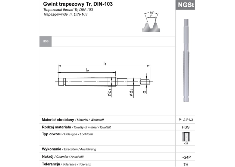 Gwintownik maszynowy ogólnego przeznaczenia Fanar 8787