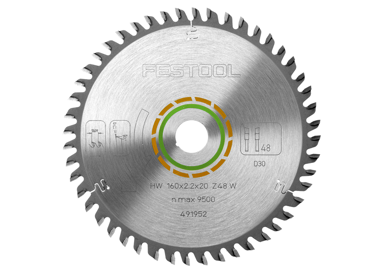 Piła tarczowa z zębem drobnym Festool 160x2,2x20 W48