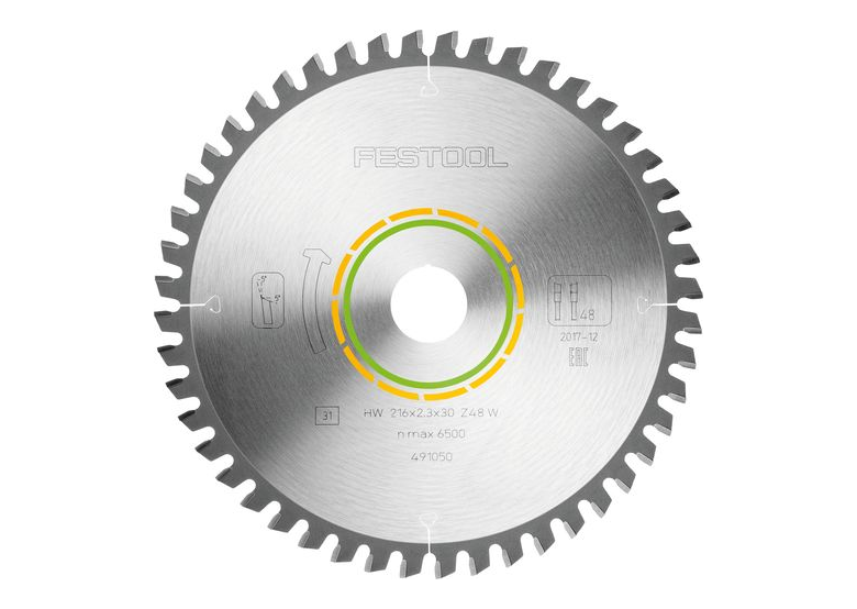 Piła tarczowa z zębem drobnym Festool 216x2,3x30 W48