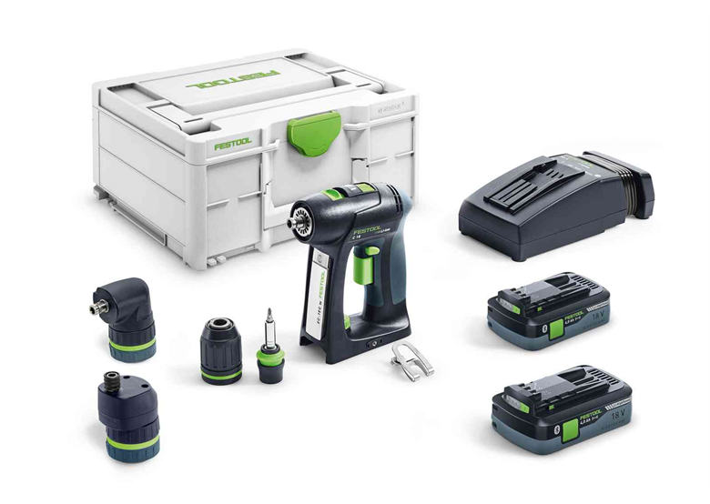 Wiertarko-wkrętarka Festool C 18 HPC4,0 I-Set
