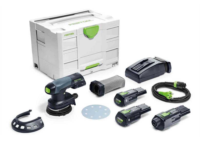 Akumulatorowa szlifierka mimośrodowa Festool ETSC 125 Li 3,1 I-Set