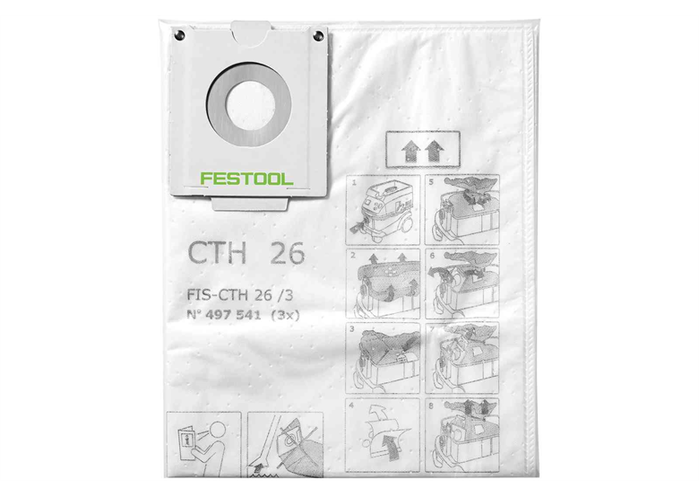 Worek filtrujący 3szt. Festool FIS-CTH 48/3