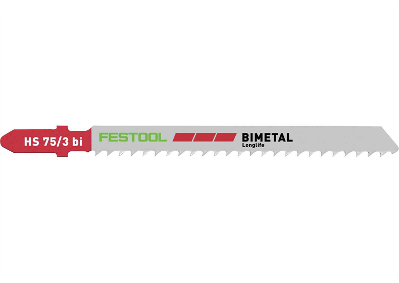 Brzeszczoty do tworzyw sztucznych 5szt. Festool HS 75/3 BI/5