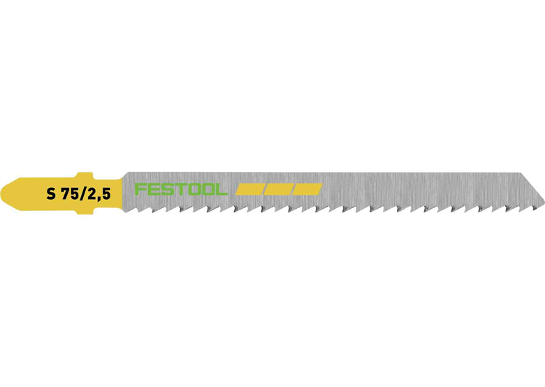 Brzeszczot 75mm 5szt. Festool S 75/2,5/5 WOOD FINE CUT