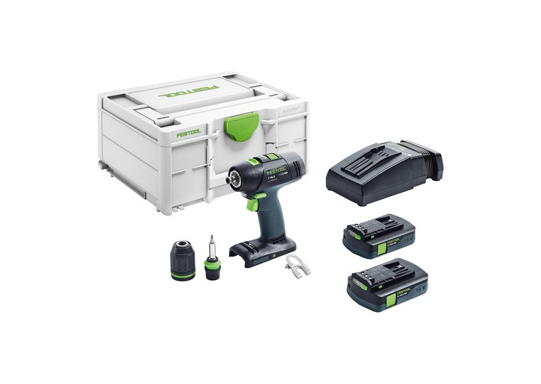 Wiertarko-wkrętarka Festool T 18+3 C3,1-Plus