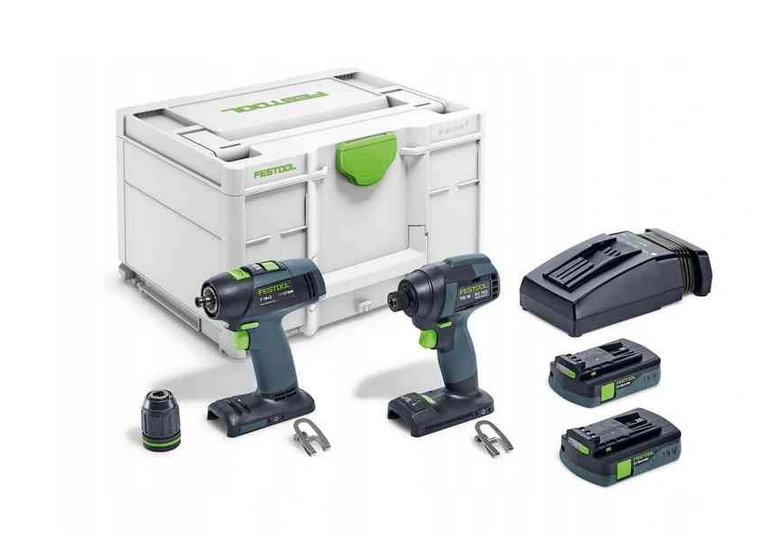 Zestaw elektronarzędzi Festool TID 18 C 3,1-Set T18
