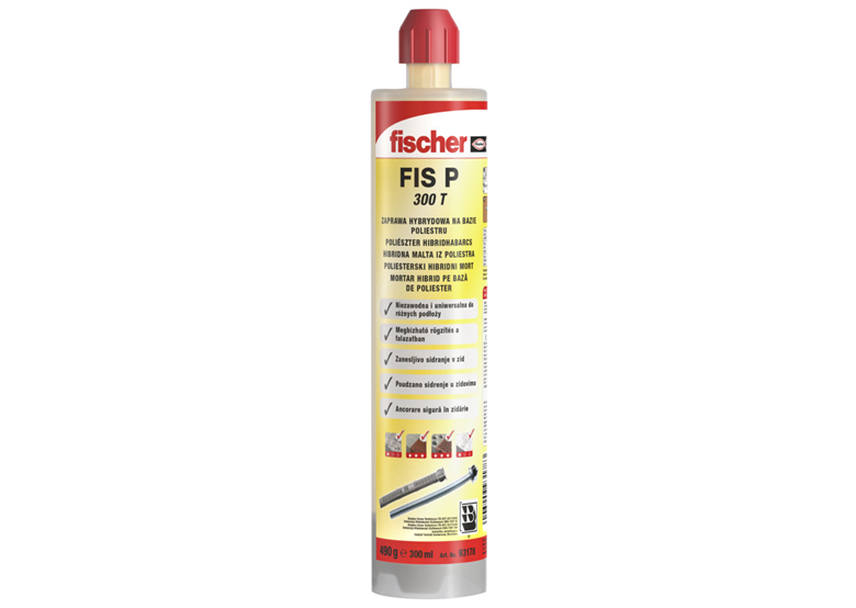Kotwa chemiczna/zaprawa iniekcyjna FIS P 300 T Fischer 422593