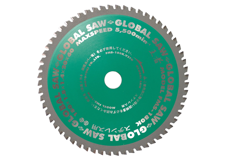 Tarcza do stali nierdzewnej 180x20mm/60z cermet FN Glob Motoyuki GLOB-FMS-180K