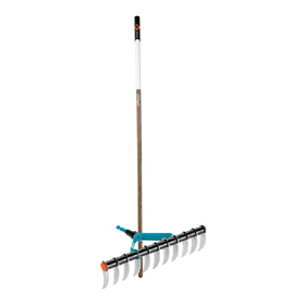 Wertykulator Gardena Combisystem 03391-20 + Trzonek drewniany 130cm Gardena Combisystem 03723-20