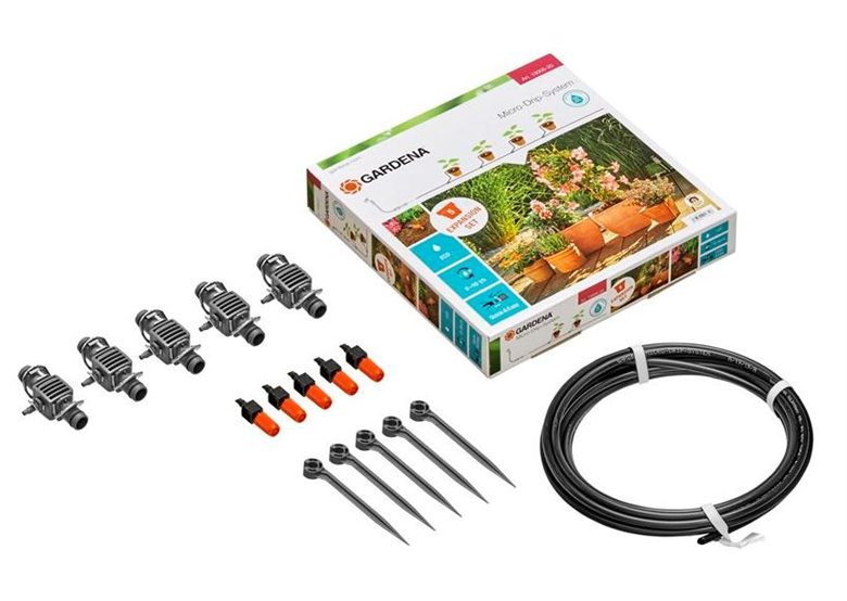 Zestaw do rozbudowy nawadniania roślin doniczkowych Gardena Micro-Drip-System