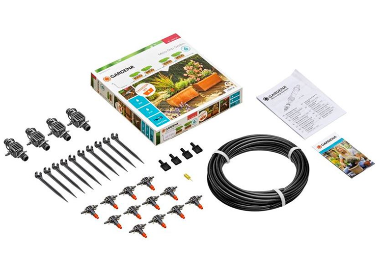 Zestaw do rozbudowy nawadniania skrzynek balkonowych Gardena Micro-Drip-System