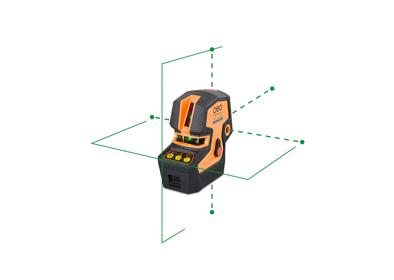Zielony laser punktowo-krzyżowy Geo-Fennel CrossPointer5 GREEN SP