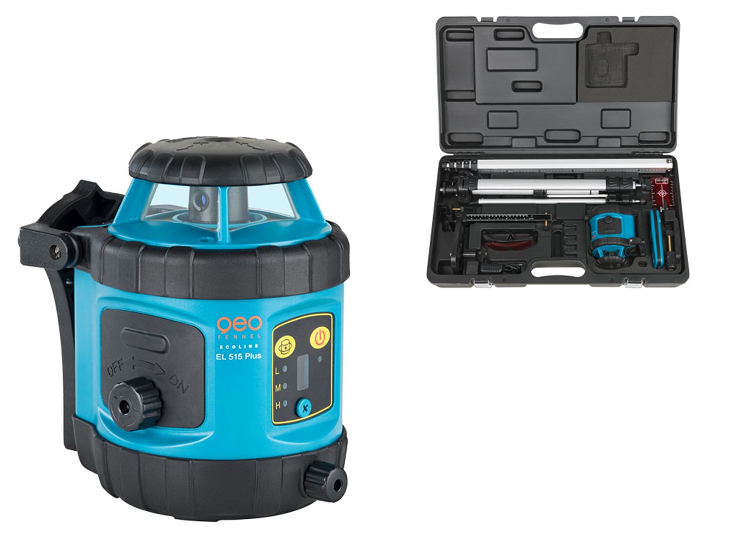 Niwelator laserowy ze statywem i łatą Geo-Fennel EL 515 Plus set