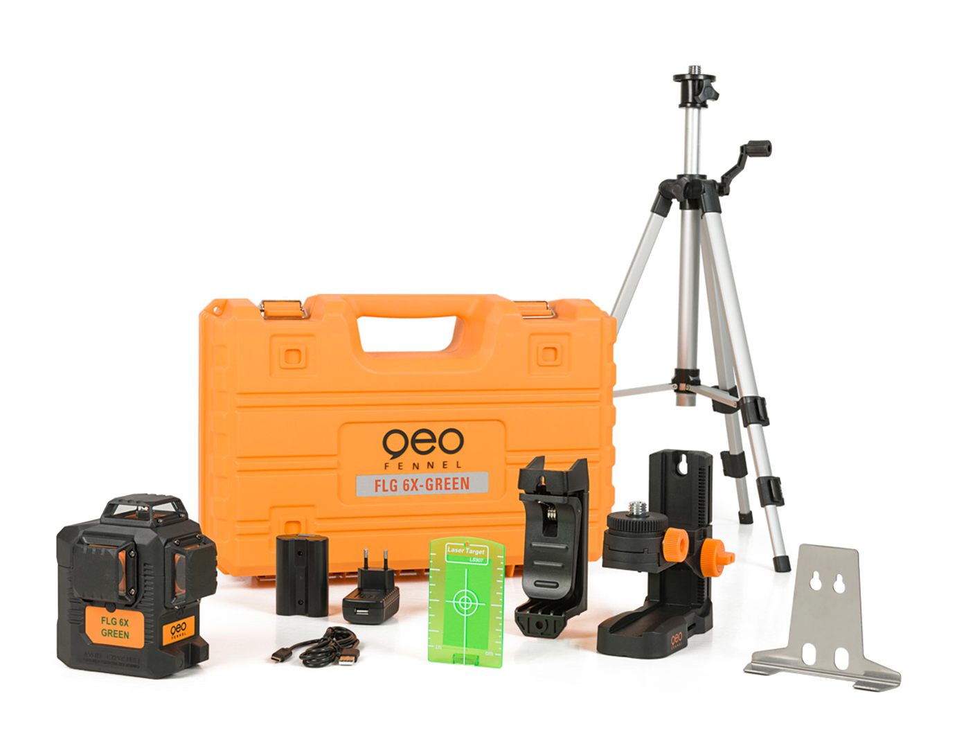 Zielony laser krzyżowy płaszczyznowy 3x360° Geo-Fennel FLG 6X