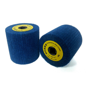 Ściernica listkowa walcowa z włókniny cyrkonowej Glob 100x100x19mm FINE