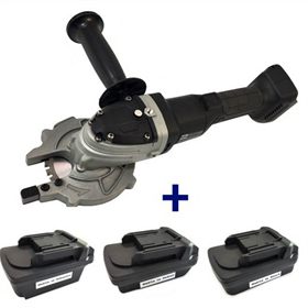 Przecinarka do prętów zbrojeniowych z adapterami do akumulatorów Bosch, DeWalt, Millwaukee, Makita Glob TOOLS DC1030