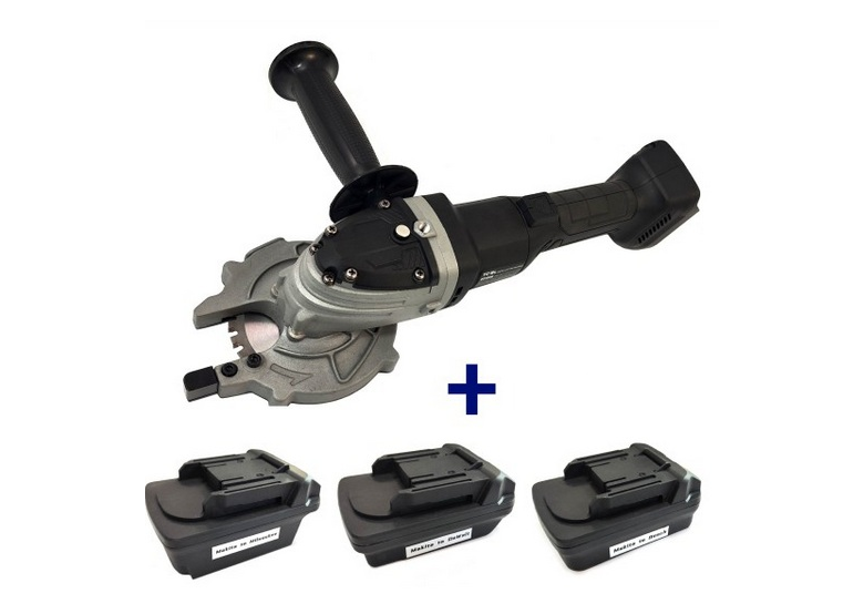 Przecinarka do prętów zbrojeniowych z adapterami do akumulatorów Bosch, DeWalt, Millwaukee, Makita Glob TOOLS DC1030