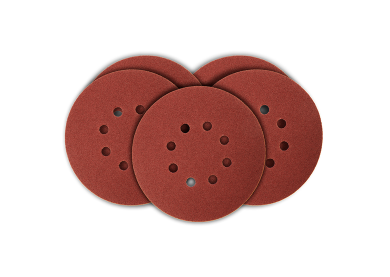 Krążki ścierne 150mm, K80, 5szt. Graphite 54H018