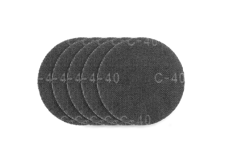 Siatka ścierna do gipsu na rzep 180mm, K40, 5szt. do szlifierki 59G263 Graphite 54H025