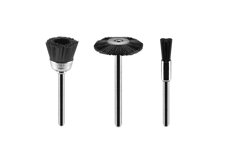 Szczotki nylonowe, 3szt. Graphite 55H068