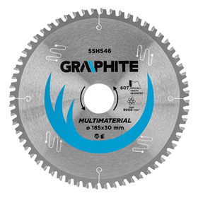 Tarcza do pilarki 185x30mm 60T Graphite 55H546