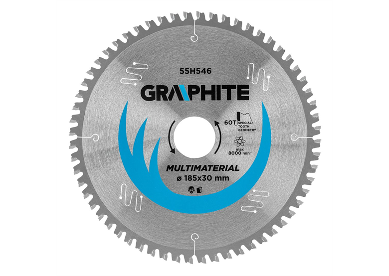 Tarcza do pilarki 185x30mm 60T Graphite 55H546
