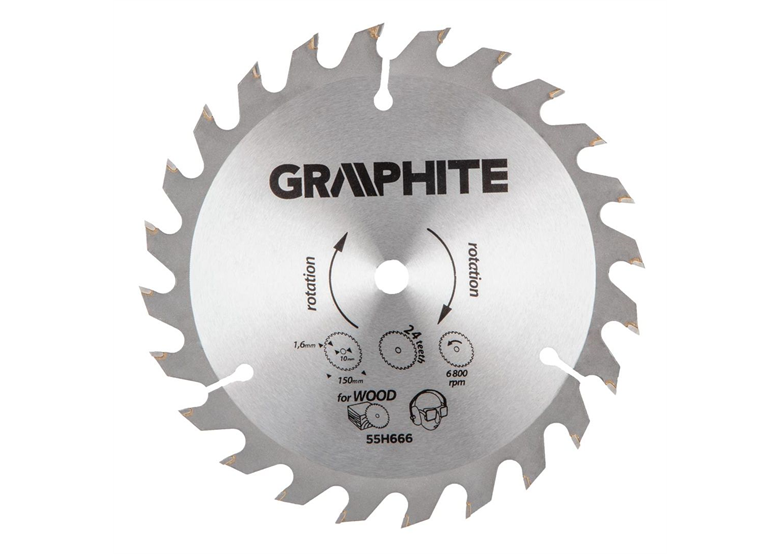 Piła zębata 150x10mm, 24 zęby Graphite 55H666