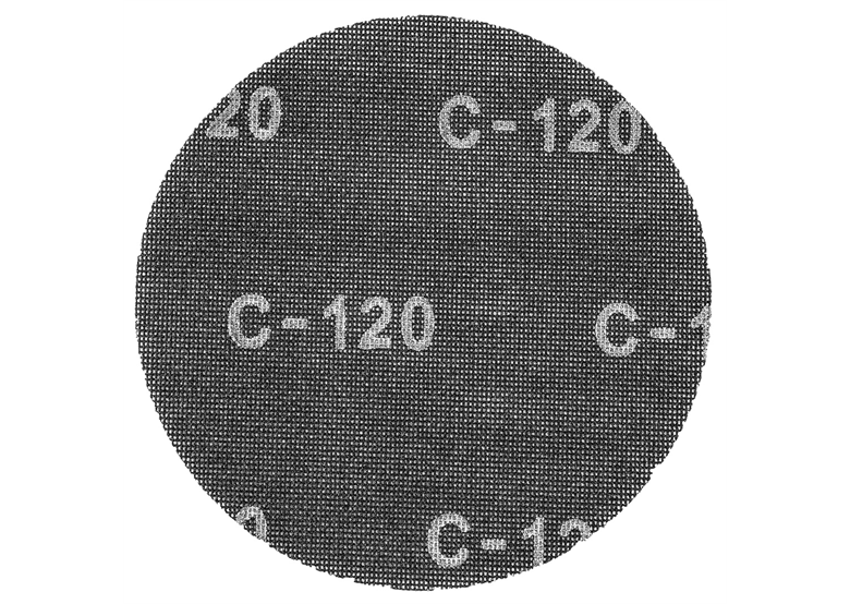 Siatka ścierna na rzep, 225mm, K120, do 59G260, 10szt. Graphite 55H745