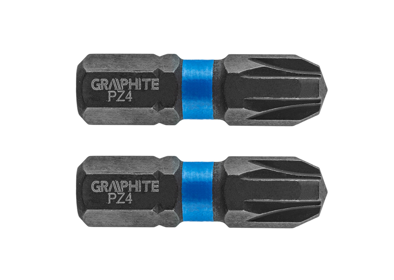 Bity udarowe PZ4x25mm, 2szt. Graphite 56H506