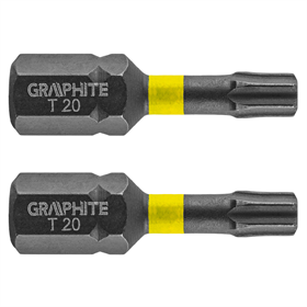 Bity udarowe TX20x25mm, 2szt. Graphite 56H513