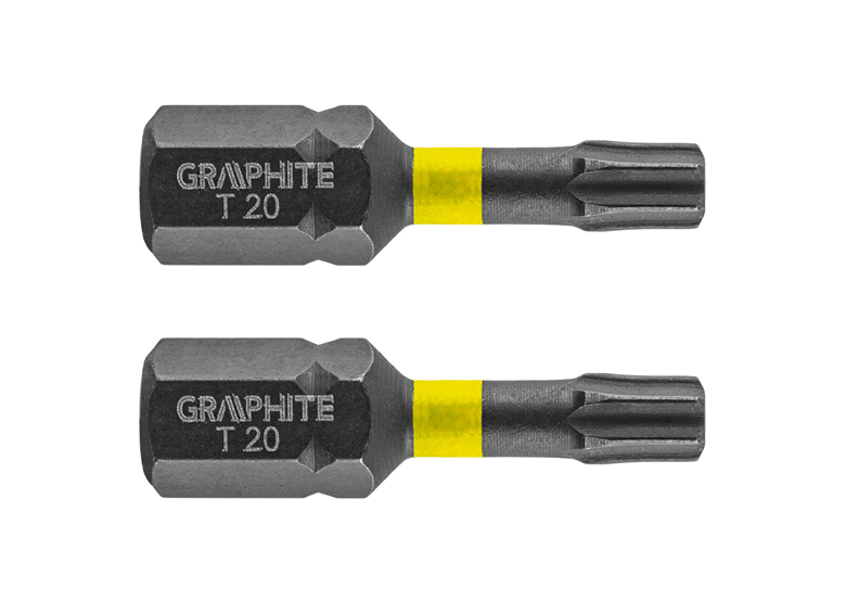 Bity udarowe TX20x25mm, 2szt. Graphite 56H513