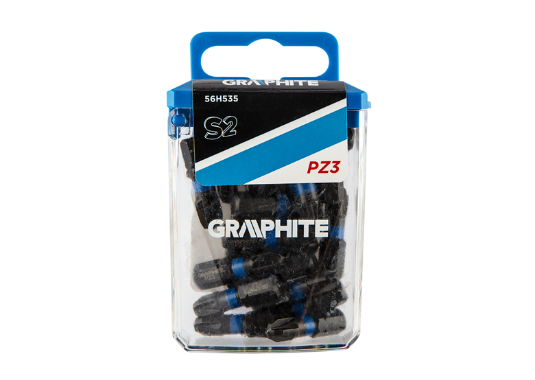Bity udarowe PZ3x25mm, 20szt. Graphite 56H535