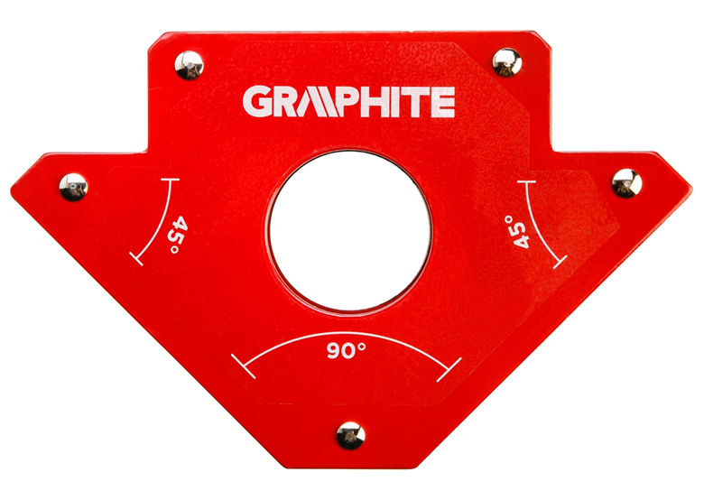 Spawalniczy kątownik magnetyczny 122x190x25mm Graphite 56H903