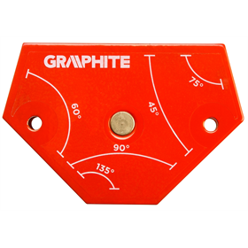 Spawalniczy kątownik magnetyczny 64x95x14mm Graphite 56H904