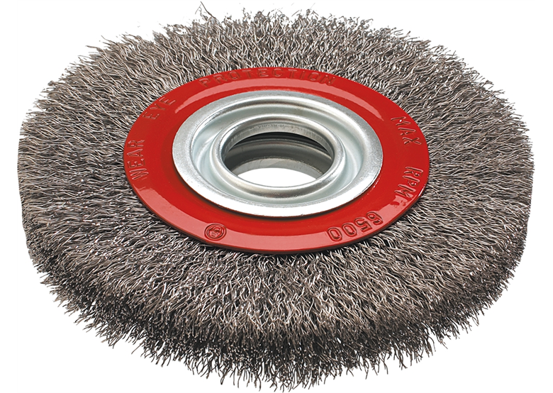 Szczotka druciana tarczowa 125x20mm, INOX Graphite 57H592