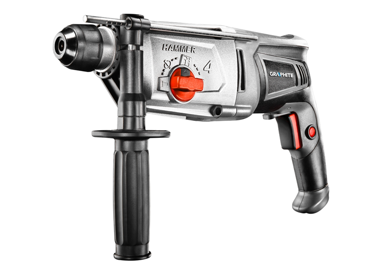 Młotowiertarka SDS+ 800W, walizka Graphite 58G518