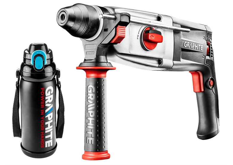 Młotowiertarka + termos Graphite 58G528-PSG